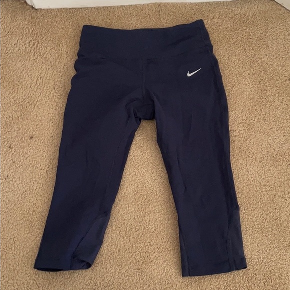 Nike Pants & Jumpsuits Nike Navy Blue Leggings Poshmark